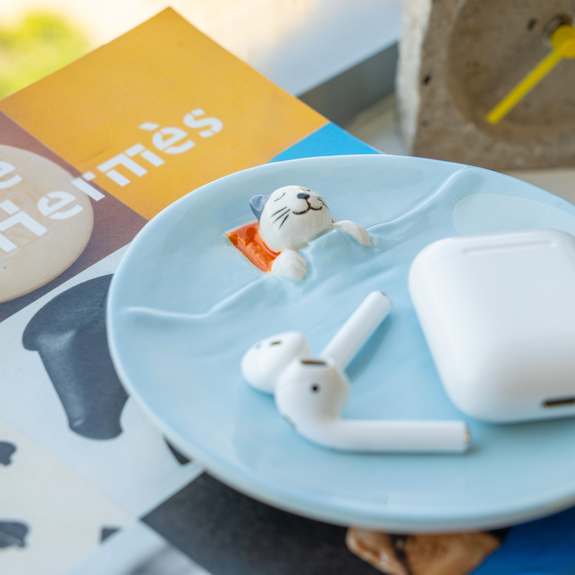 Blue Dreamer Cat - Jewellery Plate - Image 2