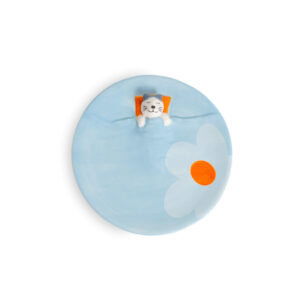 Blue Dreamer Cat - Jewellery Plate