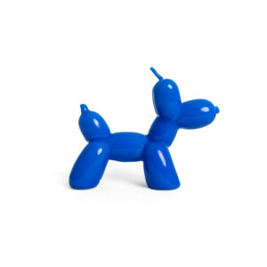 Balloon Dog Candle - Electric Blue