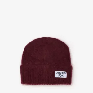 The Mohair Beanie - Cherry Burgundy