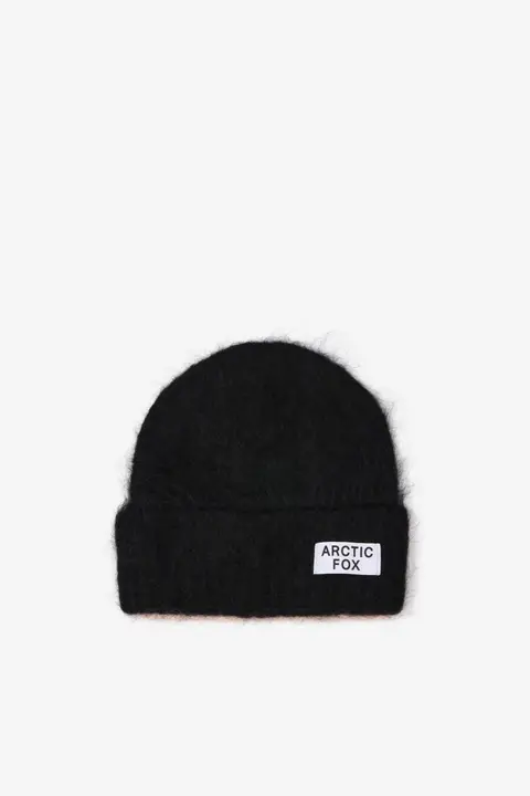 The Mohair Beanie - Ebony Black