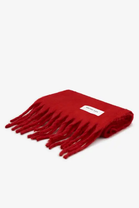 The Stockholm Scarf - Crimson Red - Image 3