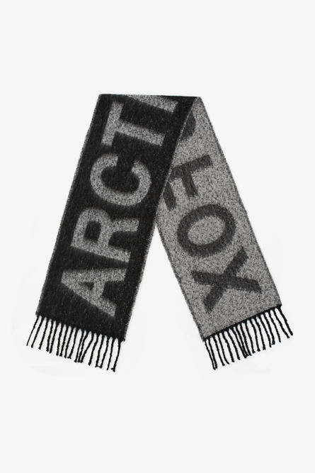 Arctic Fox Scarf - Monochrome Logo