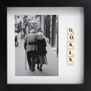 GOALS - Scrabble Print