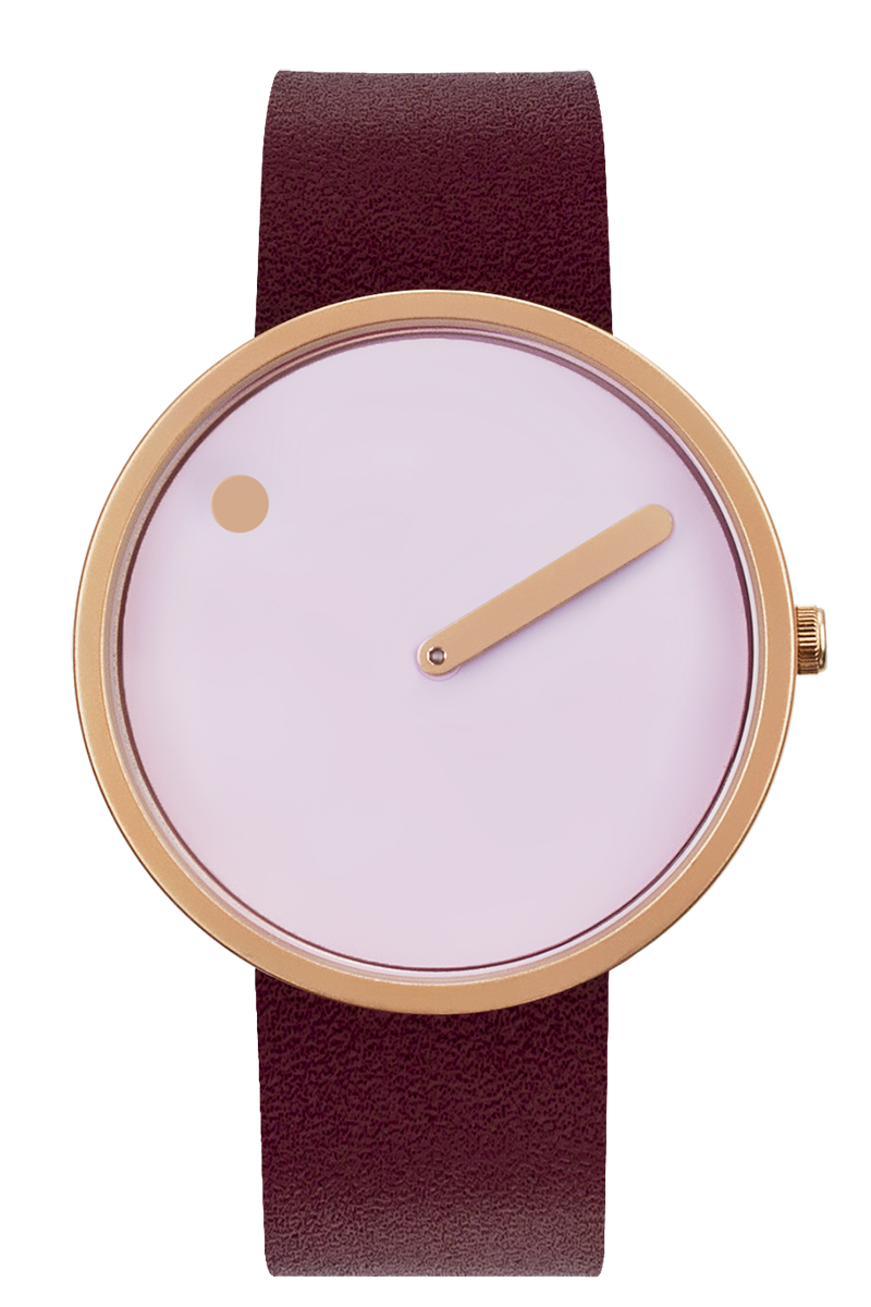 Dusty Rose Pink / Burgundy / 40mm