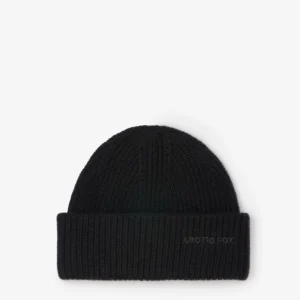 Arctic Black - Merino Beanie