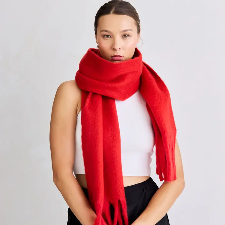 The Stockholm Scarf - Crimson Red - Image 2