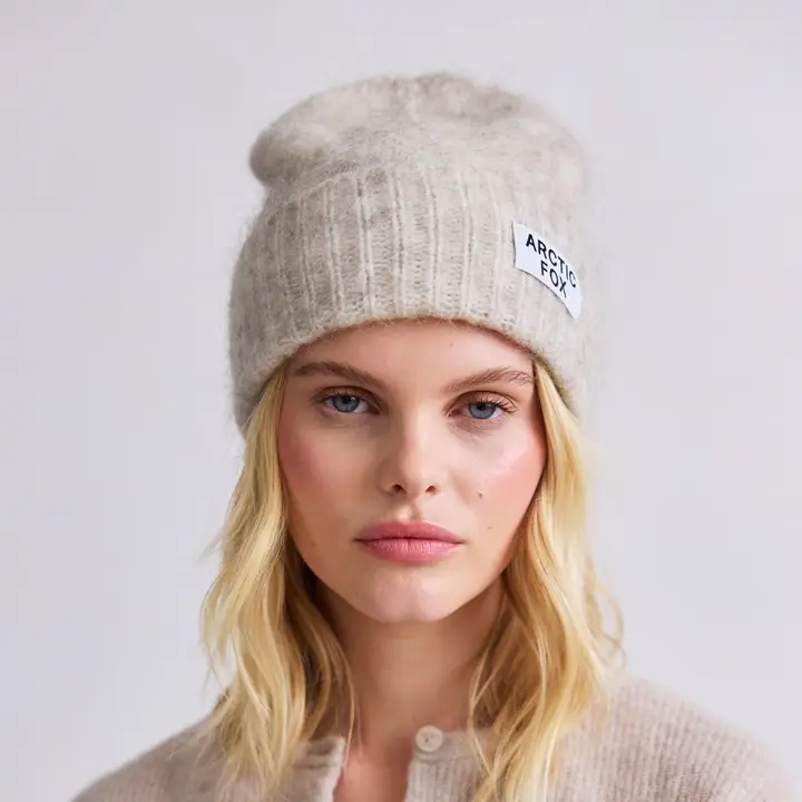 The Mohair Beanie - Alpine Ecru - Image 2