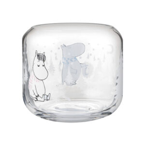 Moomin tealight holder Snowfall Ø 9 cm, h 8 cm