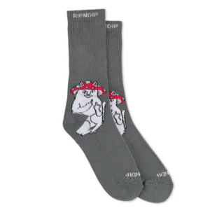 Lord Shroomy Socks - Charcoal