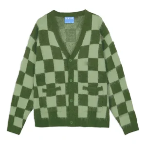 Cardigan - Green Check