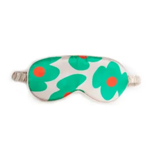 Eye Mask -  Macro Flower Green