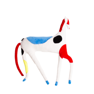 Abstract Horse - Large Cushion