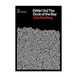 (Sittin' on) The Dock of the Bay - Lyrics Poster