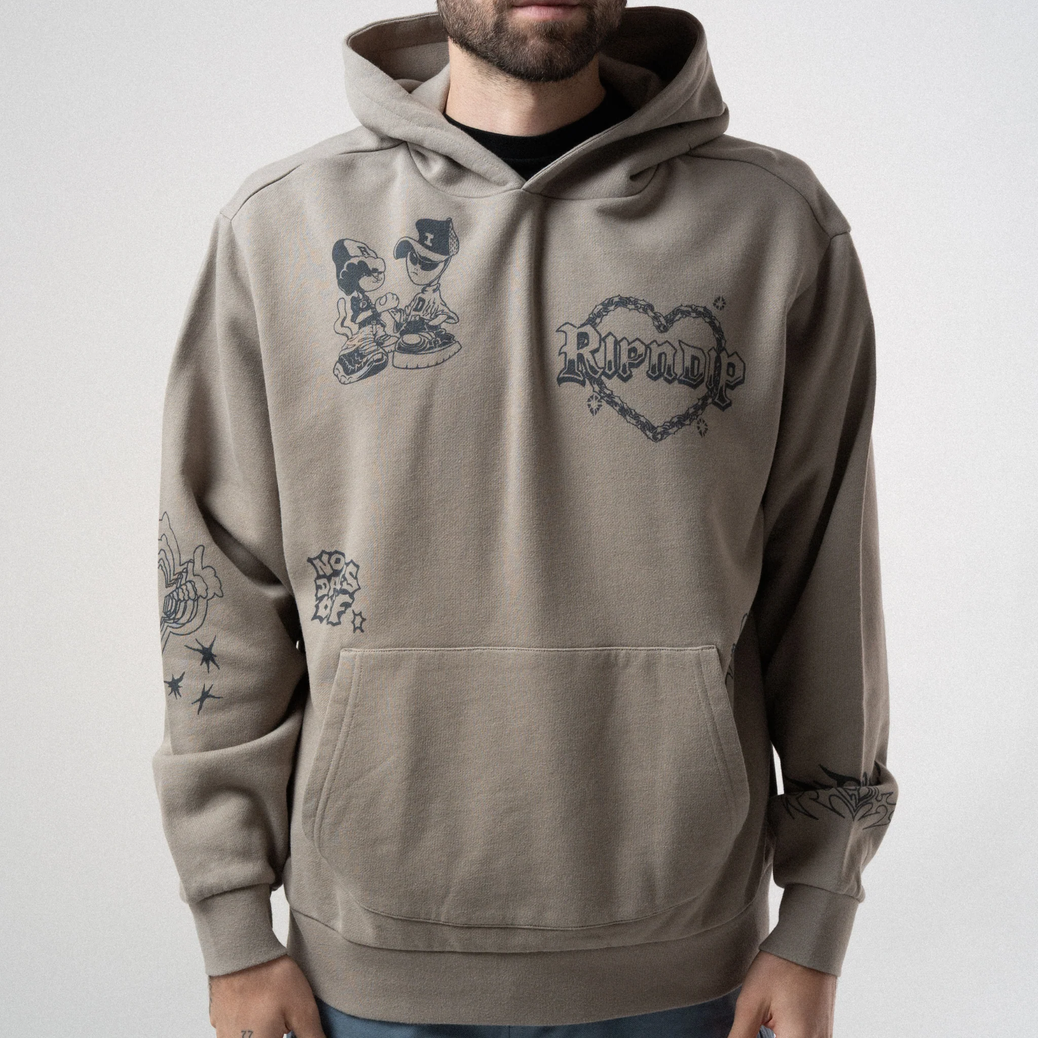 Westside Hoodie - Dark Sand - Image 2
