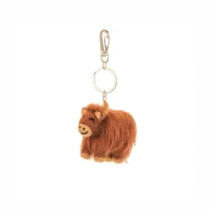 Highland Cow - Felt key ring