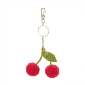 Cherry - Felt key ring
