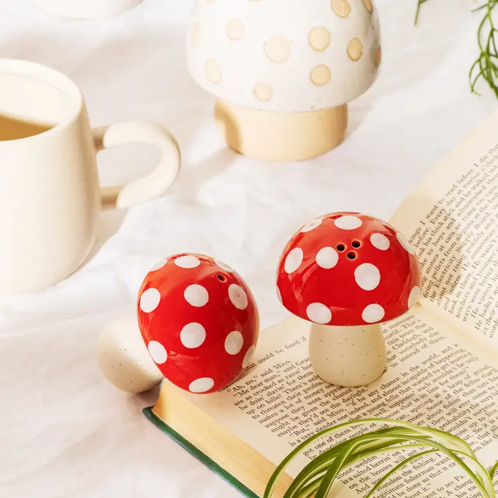 Mushroom - Salt & Pepper Shakers - Pilt 2