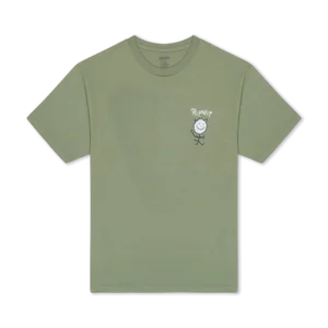 A black short-sleeve t-shirt called the Stop Being a Pussy Tee - Black (Copy) features a small cartoon character and the word "POMP!" in white on the left chest, laid flat on a white background. Gate21.ee