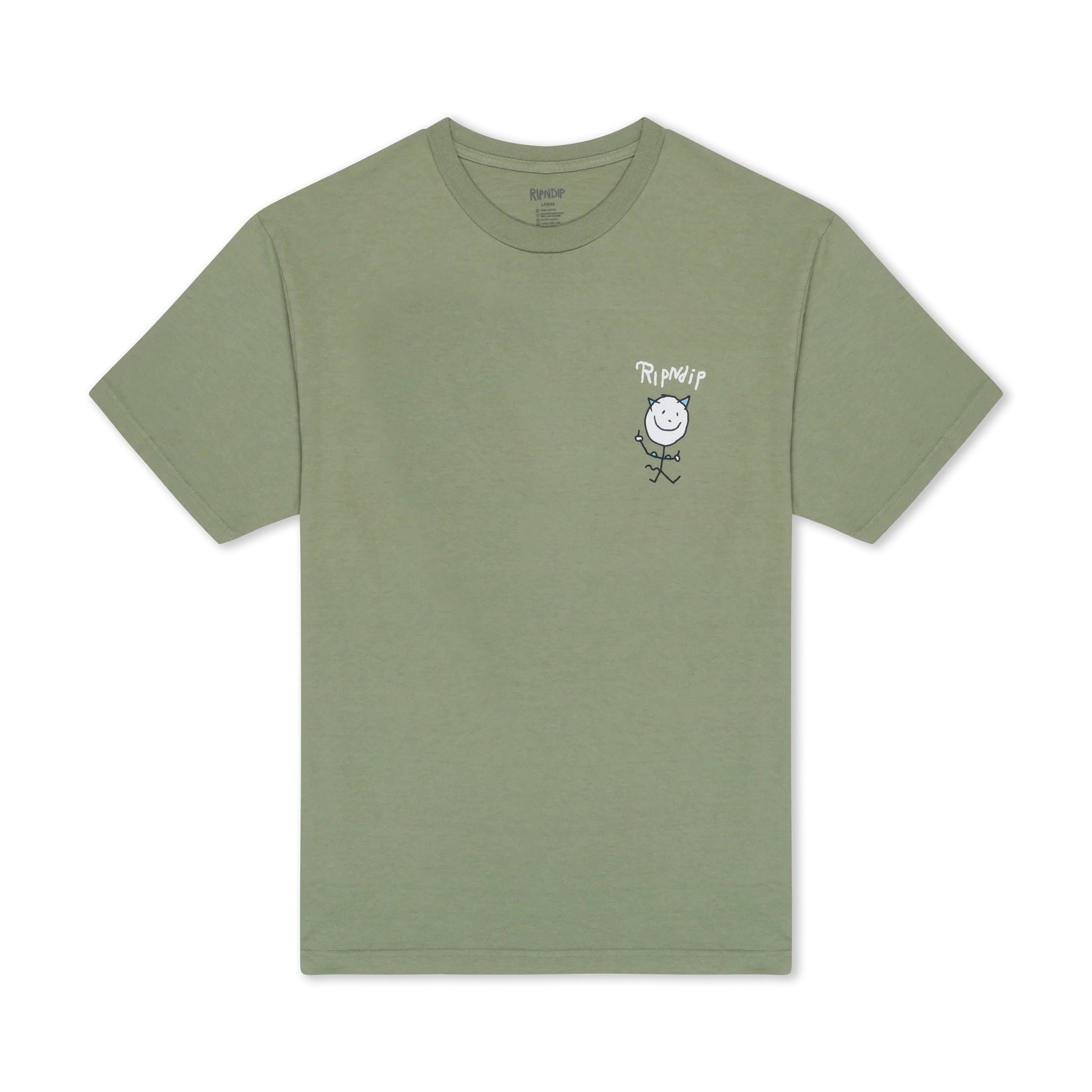 A black short-sleeve t-shirt called the Stop Being a Pussy Tee - Black (Copy) features a small cartoon character and the word "POMP!" in white on the left chest, laid flat on a white background. Gate21.ee